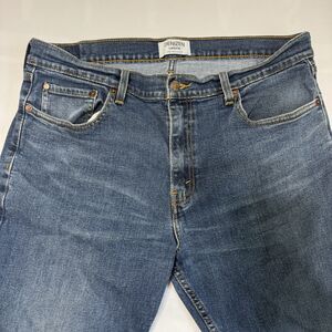 Denizen Levi's Men's 285 Relaxed Jeans Dark Wash Flex 36x32 Pre Owned